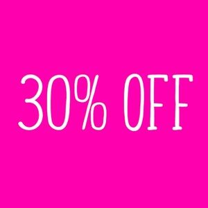 ‼️TODAY ONLY‼️ 30% off EVERYTHING SALE